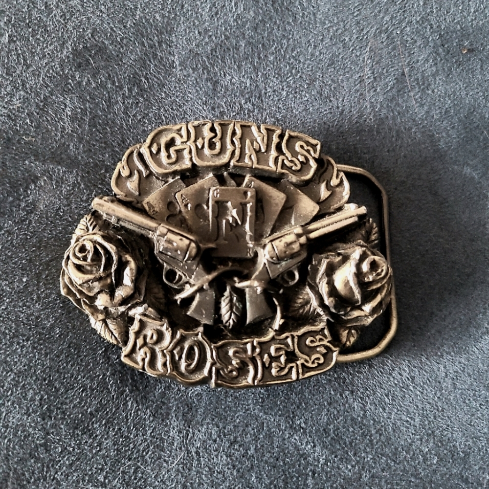 Vintage Guns N Roses Belt Buckle - Numbered Collectors Item